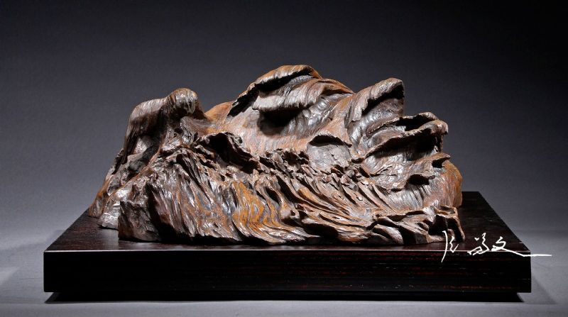 海浪 1989榮獲台北市立美術館〈第三屆中華民國現代雕塑獎入選〉